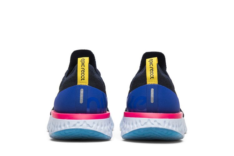 Nike Epic React Flyknit 'College Navy' — College Navy/College Navy-Pink Blast