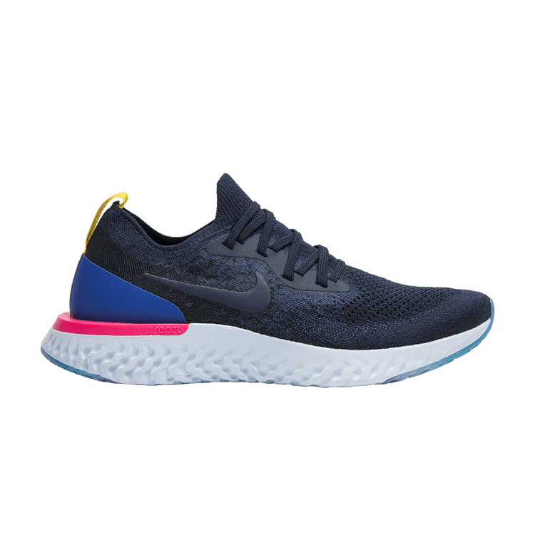 Nike Wmns Epic React Flyknit 'College Navy'