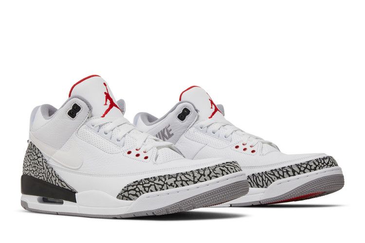 Air Jordan 3 Retro JTH NRG 'White Cement'