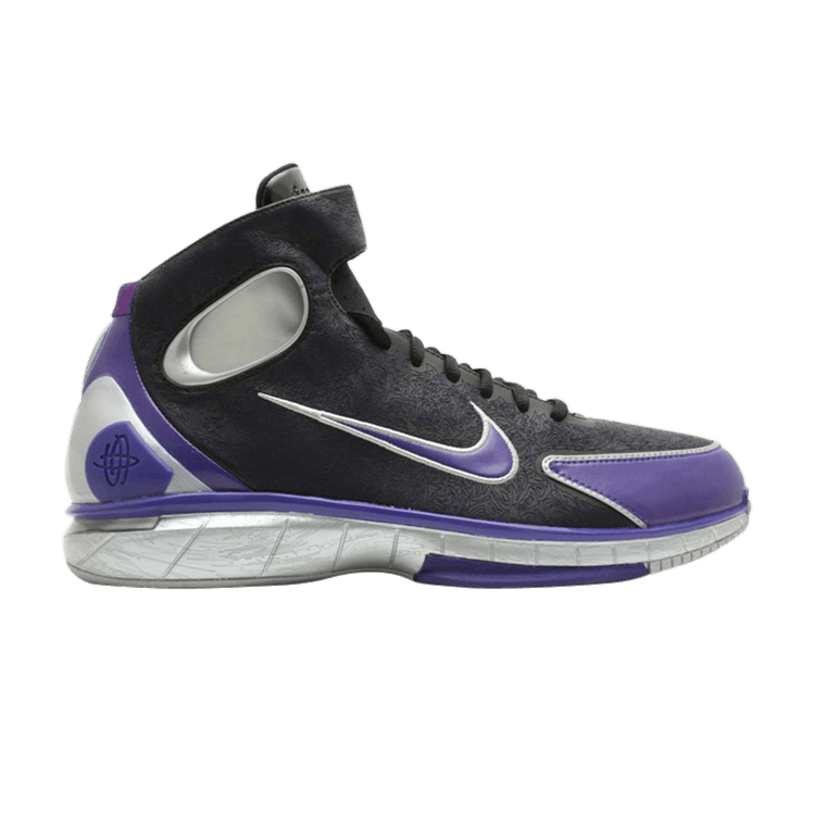 Nike Air Zoom Huarache 2K4 'Kobe' — Black/Varsity Purple-Metallic Silver