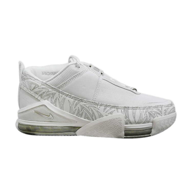 Nike Zoom Lebron 2 Low 'White Metallic Silver' — White/White-Metallic Silver