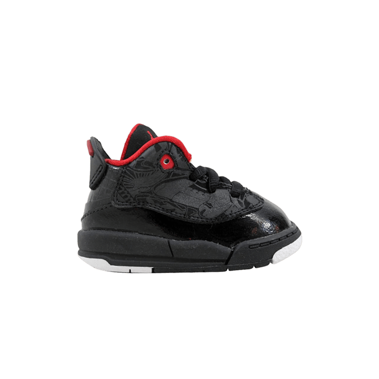 Air Jordan Dub Zero TD 'Black Varsity Red' — Black/Varsity Red-White