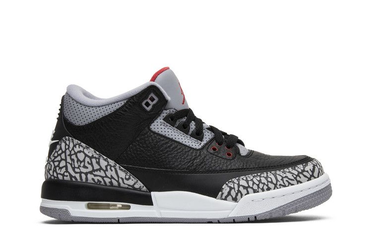 Air Jordan 3 Retro OG BG 'Black Cement' 2018