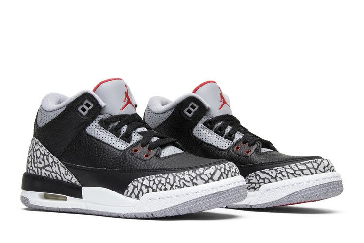 Air Jordan 3 Retro OG BG 'Black Cement' 2018