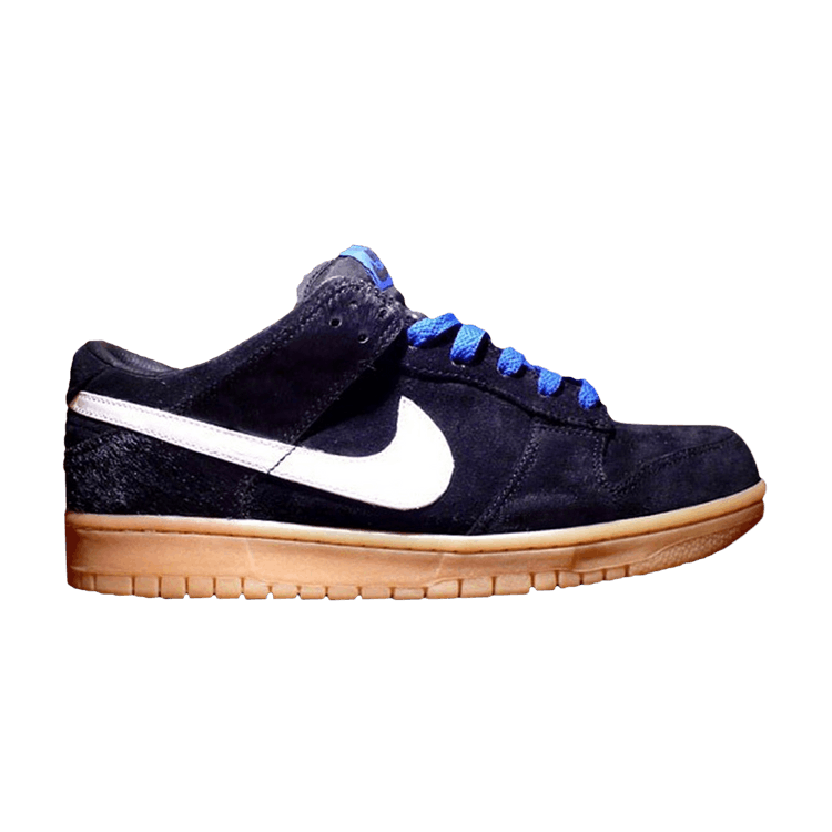 Nike Dunk Low Premium 'Horse Hair - Black Gum' — Black/White/Varsity Royal