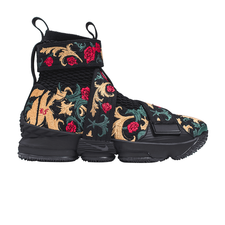 Kith x Nike LeBron Lifestyle 15 'King's Crown' — Black/Black-Multi-Color