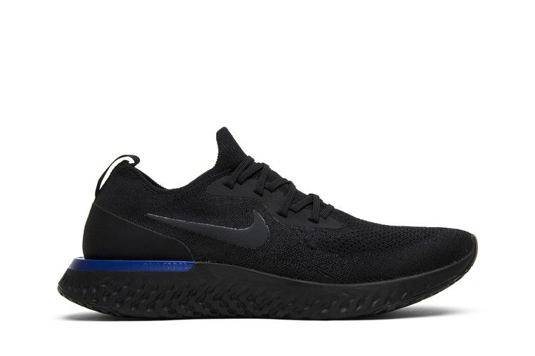 Nike Epic React Flyknit 'Black Racer Blue'