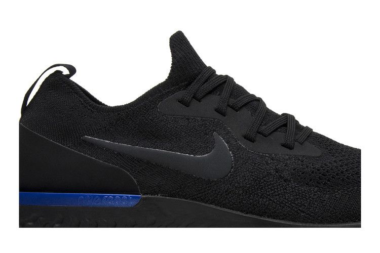 Nike Epic React Flyknit 'Black Racer Blue'