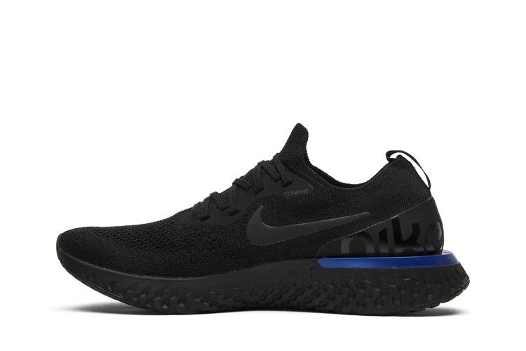Nike Epic React Flyknit 'Black Racer Blue'