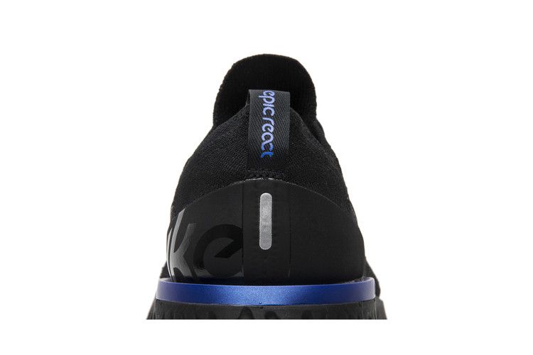 Nike Epic React Flyknit 'Black Racer Blue'