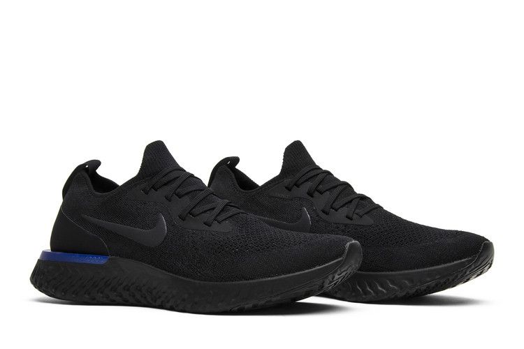 Nike Epic React Flyknit 'Black Racer Blue'