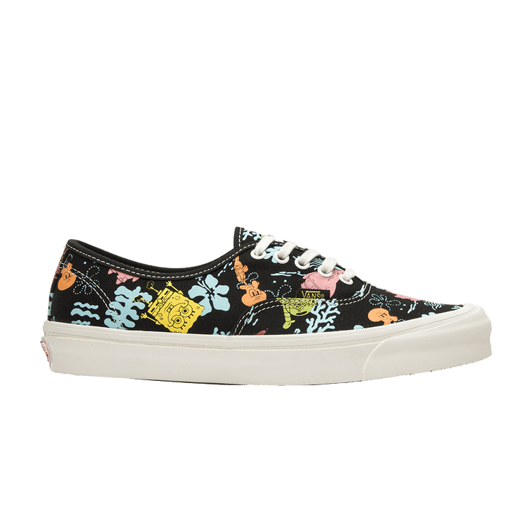 Vans OG Authentic LX 'Spongebob' — Black/Aloha Blue