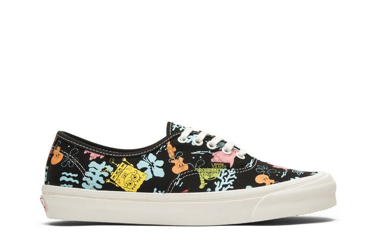 Vans OG Authentic LX 'Spongebob' — Black/Aloha Blue