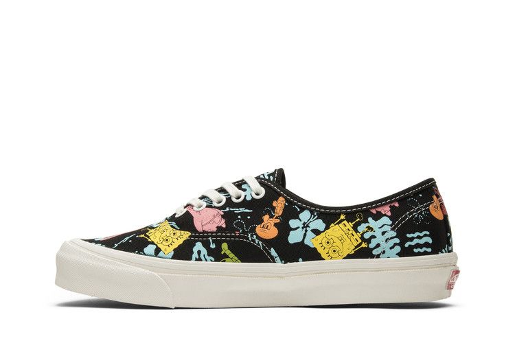 Vans OG Authentic LX 'Spongebob' — Black/Aloha Blue