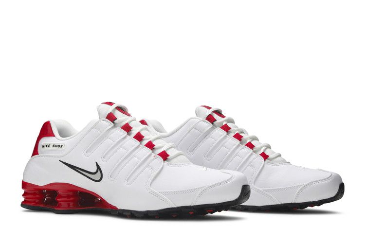 Nike Shox NZ 'White University Red'