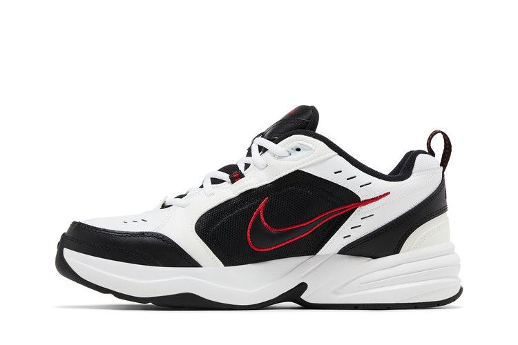 Nike Air Monarch IV 'White Black Red'