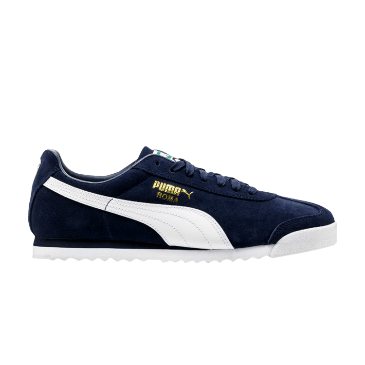 Puma Roma Suede 'Peacoat' — Peacoat/White/Gold
