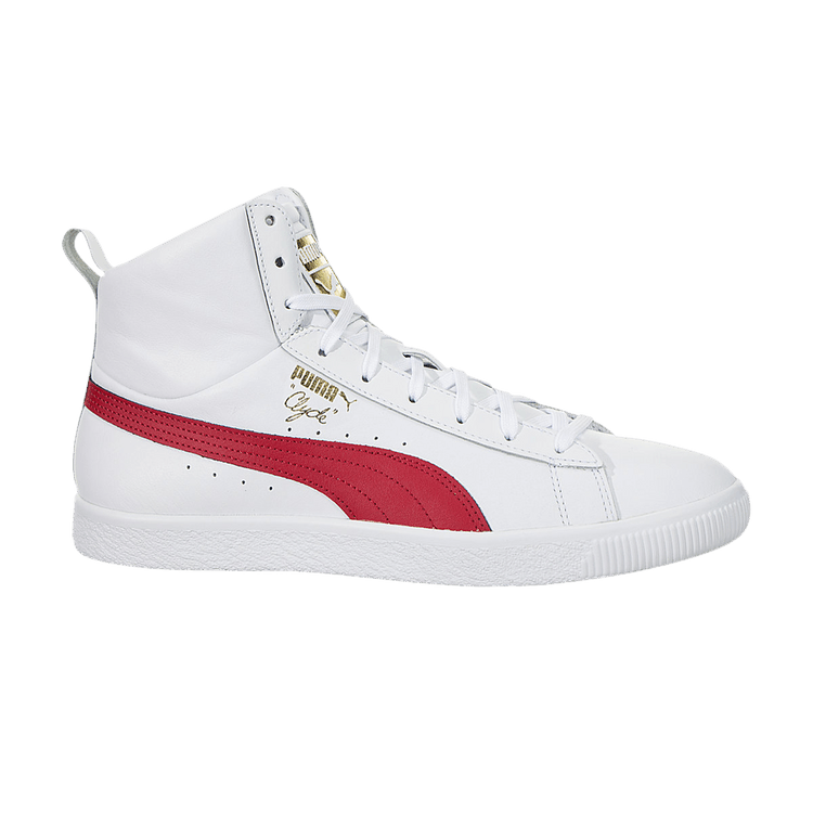 Puma Clyde Core Mid 'White Barbados Red' — White/Barbados Red