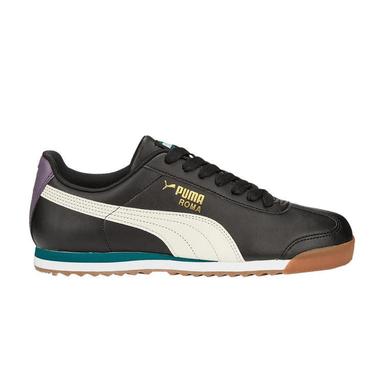 Puma Roma Basic Plus 'White Varsity Green' — White/Varsity Green/Gum