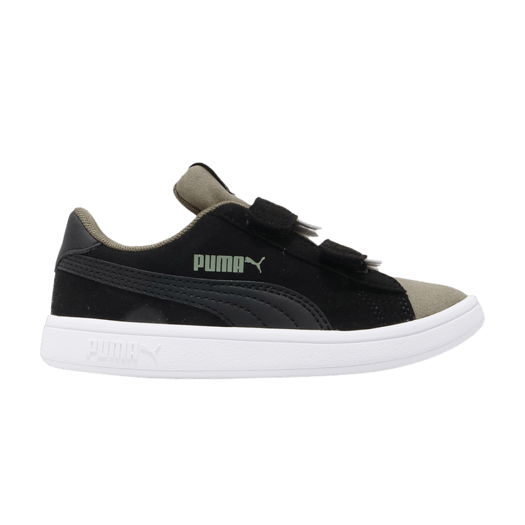 Puma Smash V2 Monster V Jr 'Black' — Black/Green/White