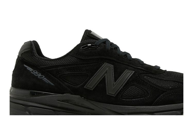 New Balance 990v4 Made In USA 'Black' — Black/Black