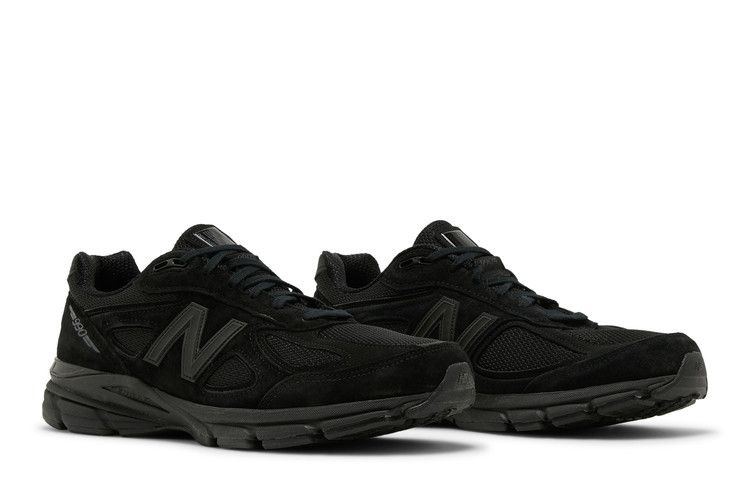 New Balance 990v4 Made In USA 'Black' — Black/Black