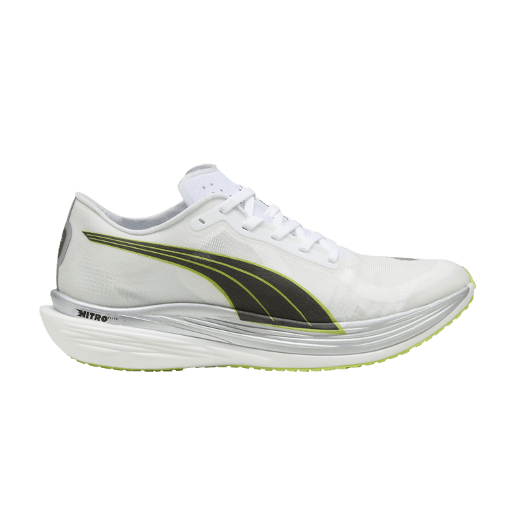 Puma Deviate Nitro Elite 2 'Fireglow' — White/Lime Pow/Silver Mist