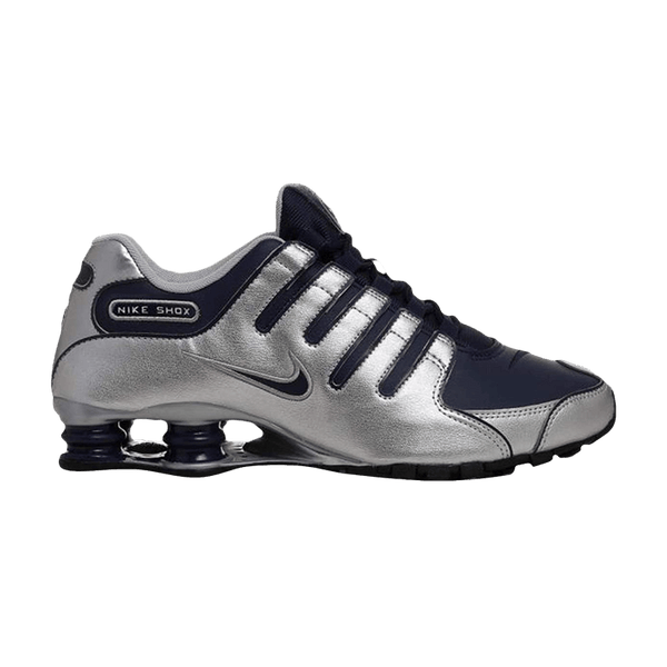 Nike Shox NZ 'Metallic Silver Midnight Navy'