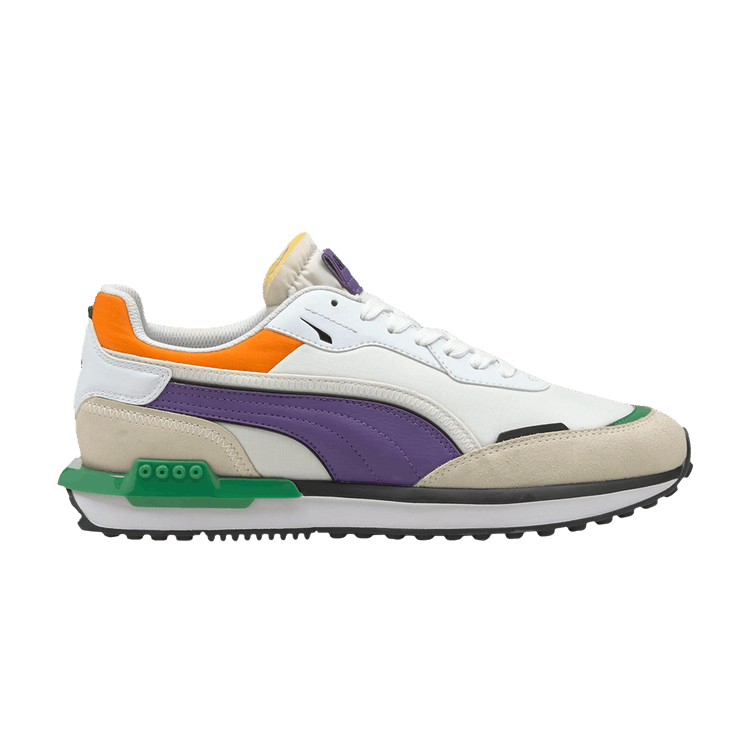 Puma City Rider 'Electric - Vaporous Grey Multi' — Vaporous Grey/White