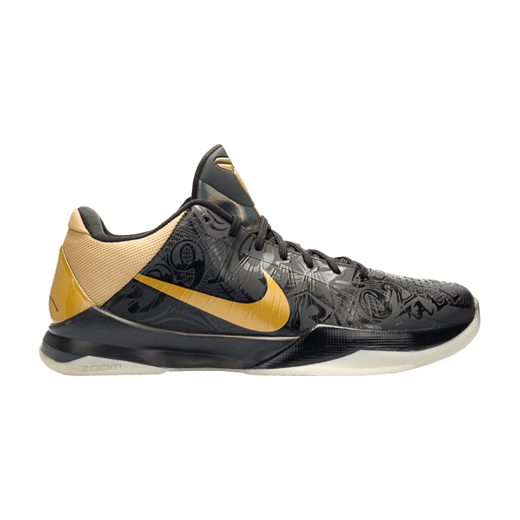 Nike Zoom Kobe 5 'Big Stage Away' Sample — Black/Metallic Gold-White
