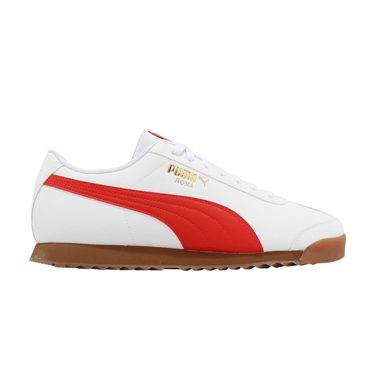 Puma Roma RWB 'White Red Blue Mismatch' — White/Red/Strong Blue