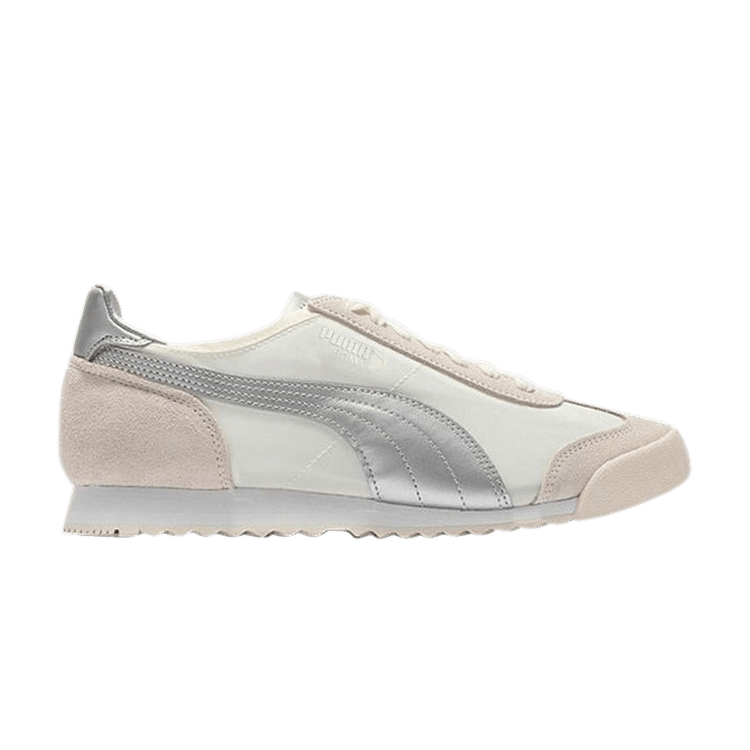 Puma Roma OG Nylon Metallic 'Whisper White Silver' — Whisper White/Silver/White