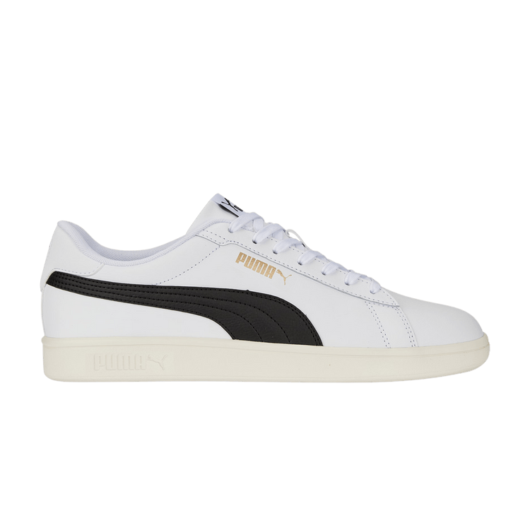 Puma Smash 3.0 'White Black Gold' — White/Black/Gold/Ivory