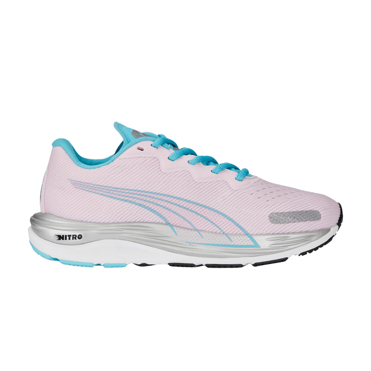 Puma Velocity Nitro 2 Big Kid 'Pearl Pink' — Pearl Pink/Hero Blue/White