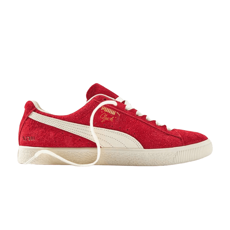 Puma END. x Clyde OG '50th Anniversary - Red' — For All Time Red/Frosted Ivory