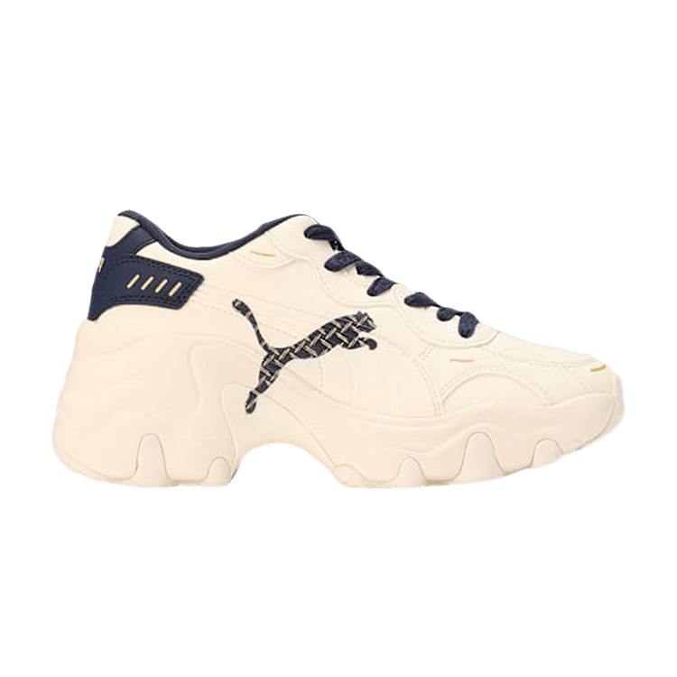 Puma Wmns Pulsar Wedge Monogram 'Pristine Navy' — Pristine/Navy