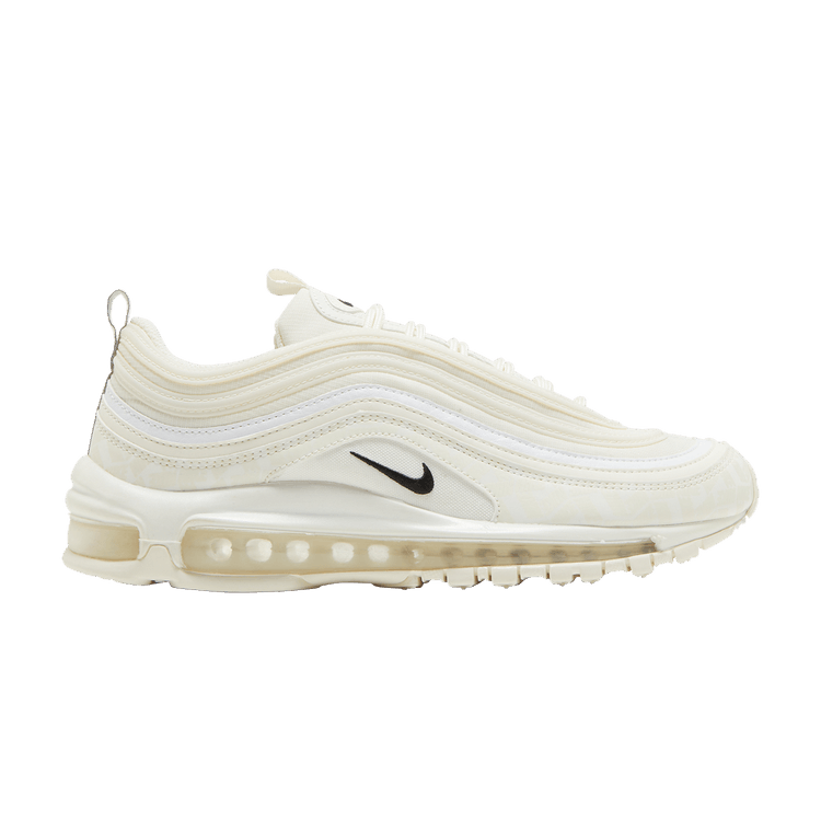 Nike Air Max 97 'Reflective Logo' — sail/black-white