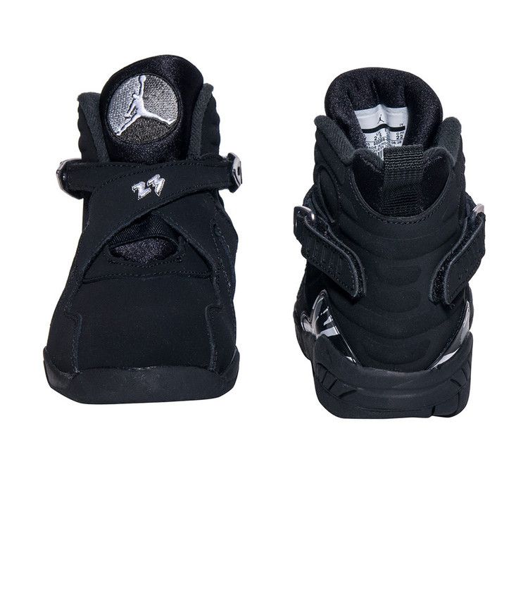 Air Jordan 8 Retro PS 'Chrome' — Black/White-Light Graphite