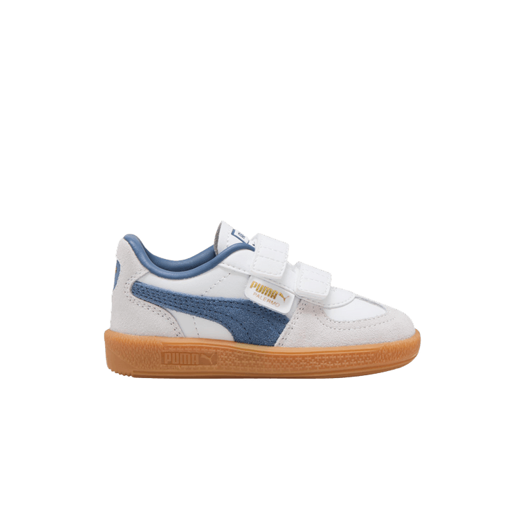 Puma Palermo Leather Toddler 'White Dark Indigo' — White/Dark Indigo