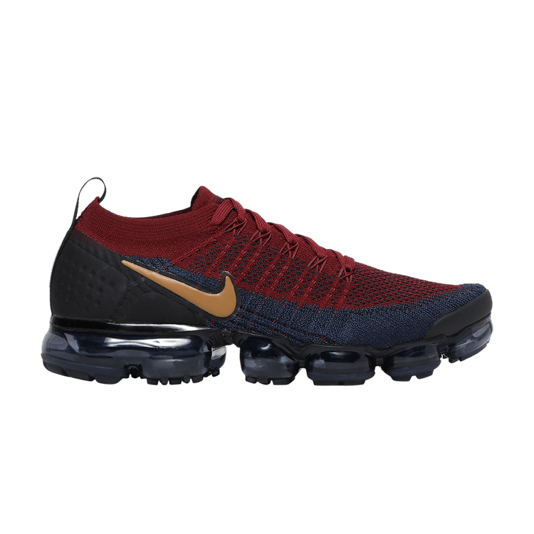 Nike Air VaporMax Flyknit 2 'Olympic' — Team Red/Wheat-Obsidian-Black-College Navy