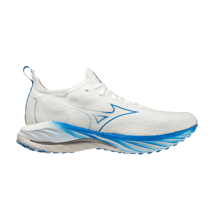 Mizuno Wave Neo Wind 'Undyed White Peace Blue' — Undyed White/Peace Blue