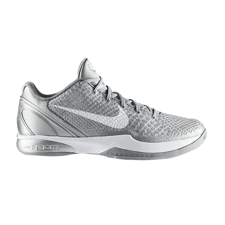 Nike Zoom Kobe 6 'Metallic Silver' — Metallic Silver/White