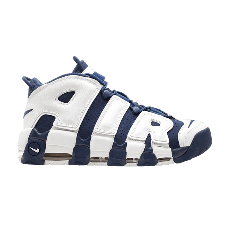 Nike Air More Uptempo Hoh — Mid Navy/Mid Navy-White-Sport Red