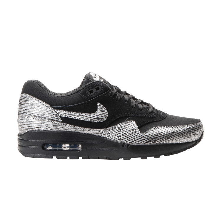Nike Wmns Air Max 1 Premium 'Hematite' — Black/Metallic Hematite/Black