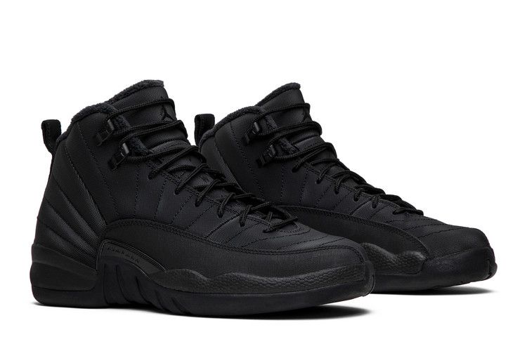 Air Jordan 12 Retro Winterized GS 'Triple Black'