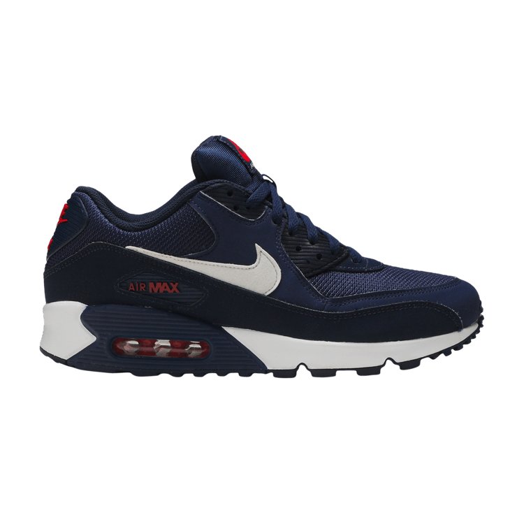 Nike Air Max 90 Essential 'Midnight Navy' — Midnight Navy/White (AJ1285 403)