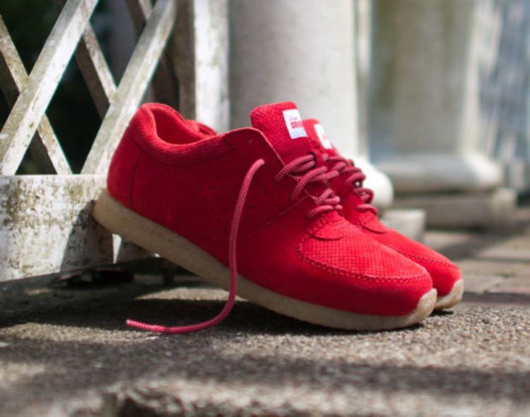 Ronnie Fieg x Clarks Kildare 'Poppy Red' — Poppy Red
