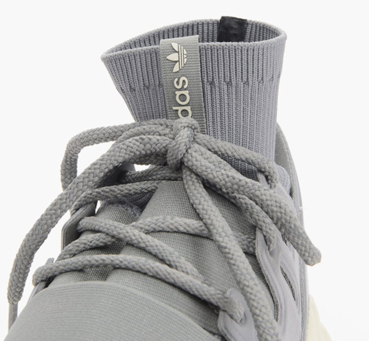 Adidas Tubular Doom Primeknit 'Medium Solid Grey' — Medium Grey/Heather Solid Grey/Core White