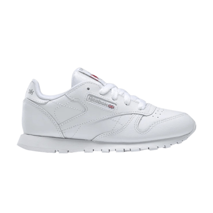 Reebok Classic Leather Little Kid 'Triple White' — White