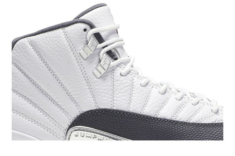 Air Jordan 12 Retro 'Dark Grey' — White/Dark Grey/Gym Red